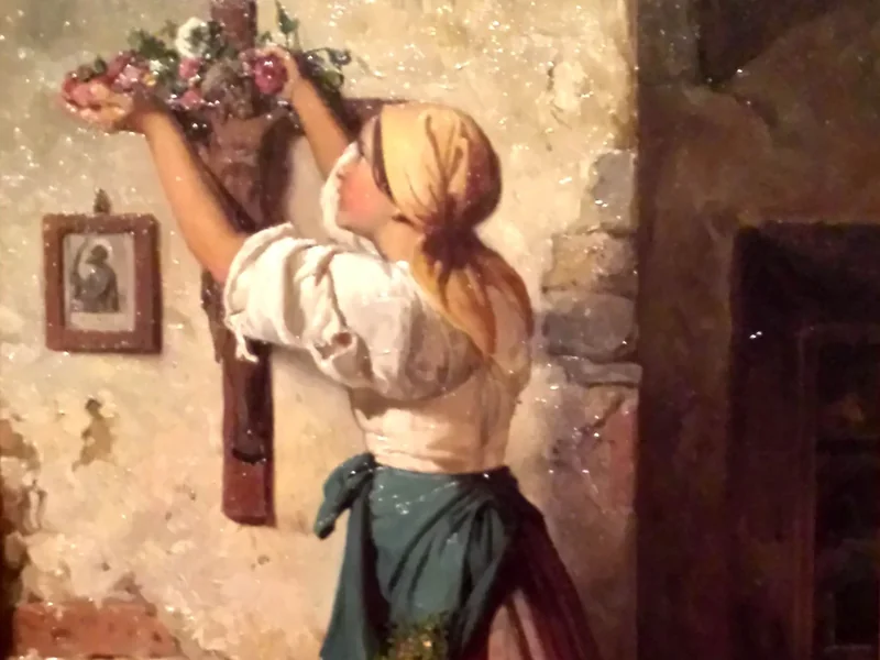 1827-Johann Till - Decorazioni floreali per il Crocifisso